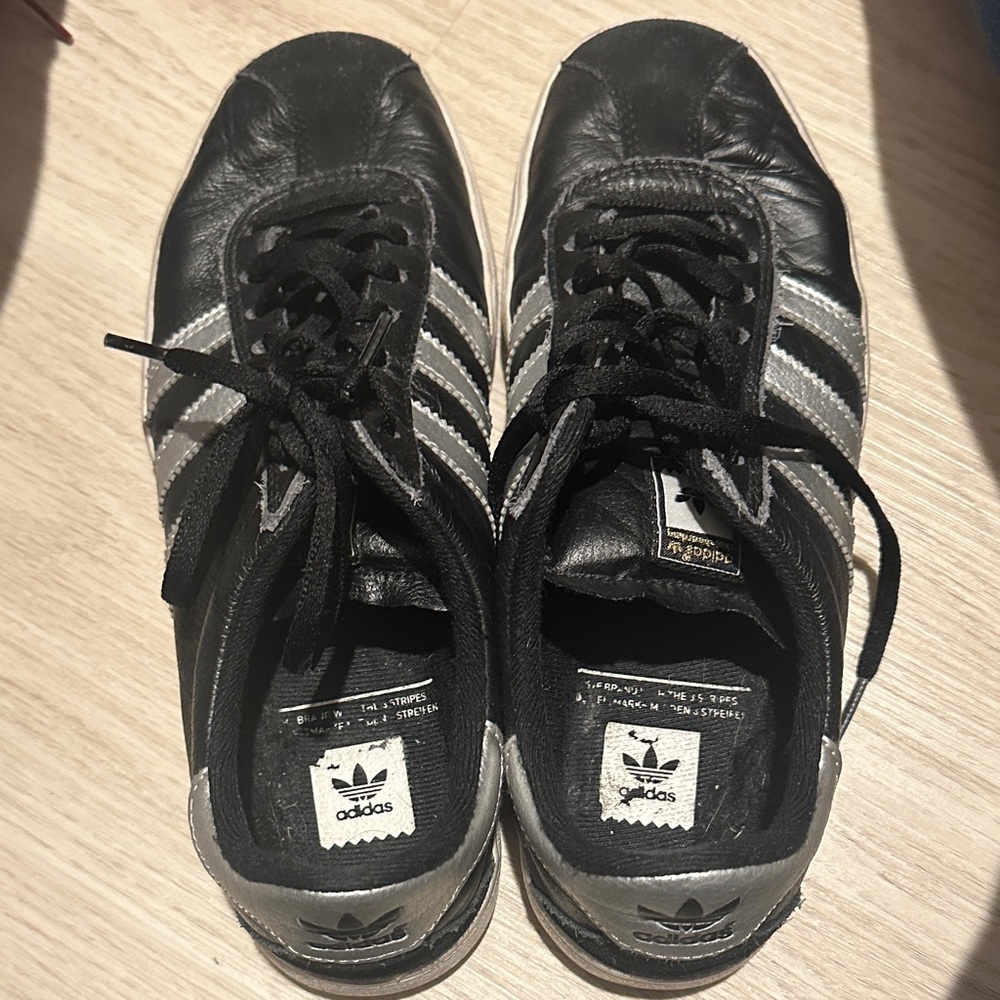 Adidas Classic Black and Gray Shoes